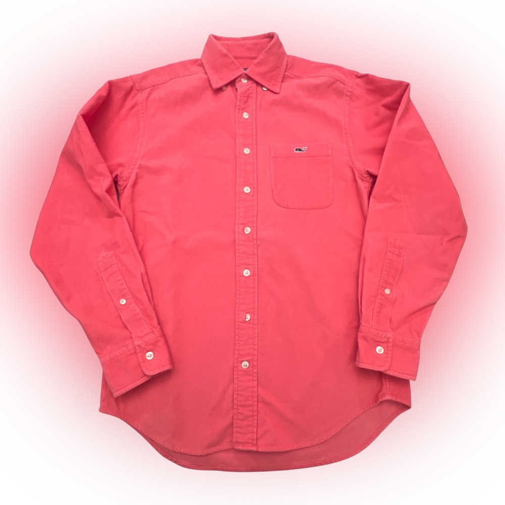 Women’s Vineyard Vines Coral Tucker Button Down Shirt Size XS